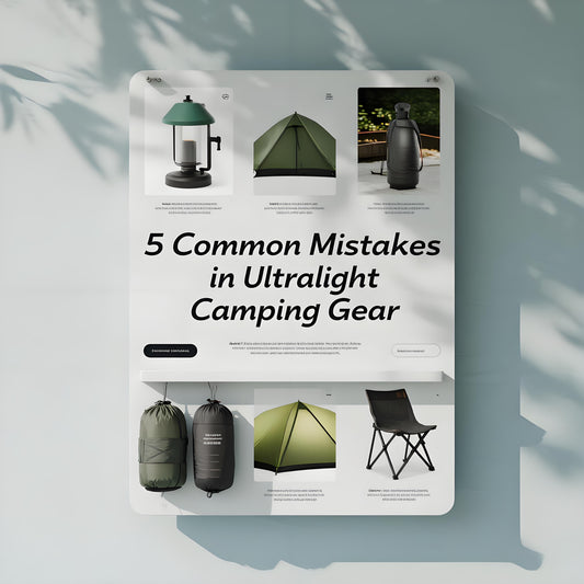 5 Common Mistakes in Ultralight Camping Gear