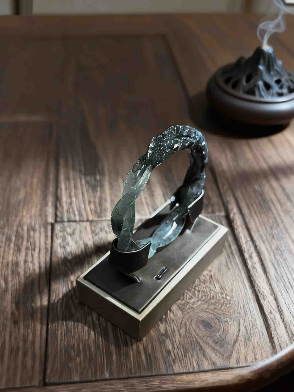 Black Serpent Bangle - WildFire Atelier