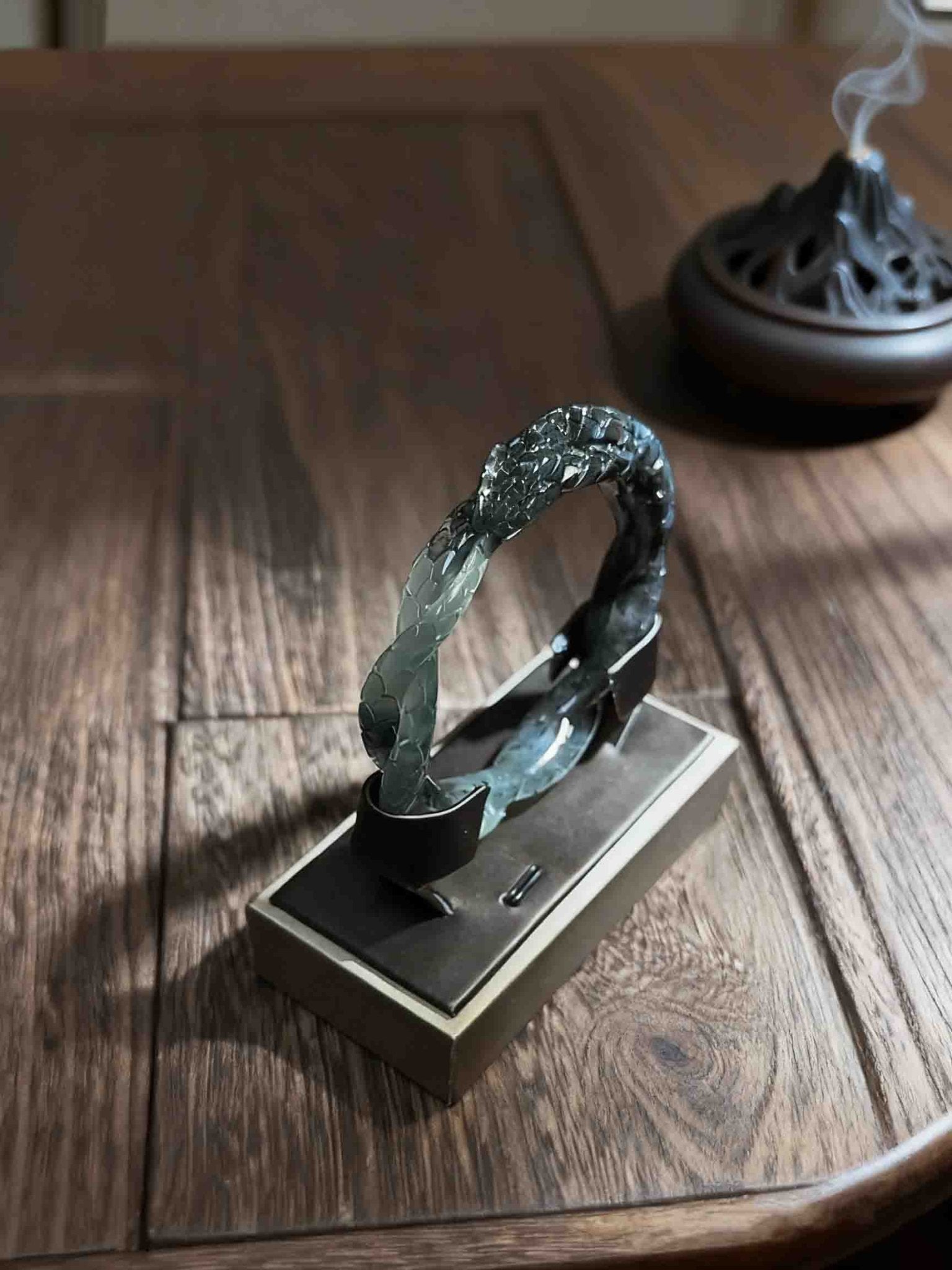 Black Serpent Bangle - WildFire Atelier