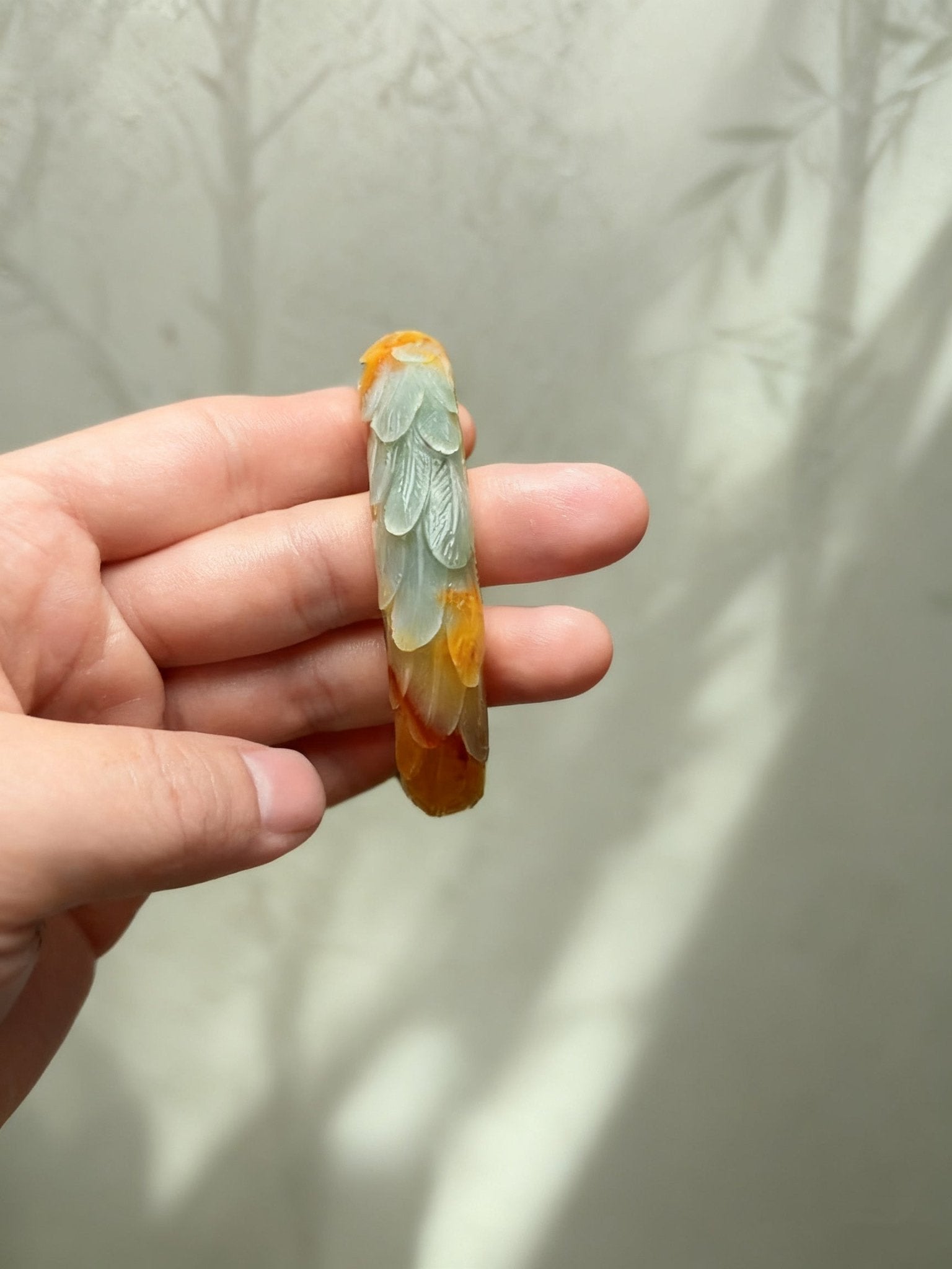 Peony & Peacock · Jade Bracelet - WildFire Atelier