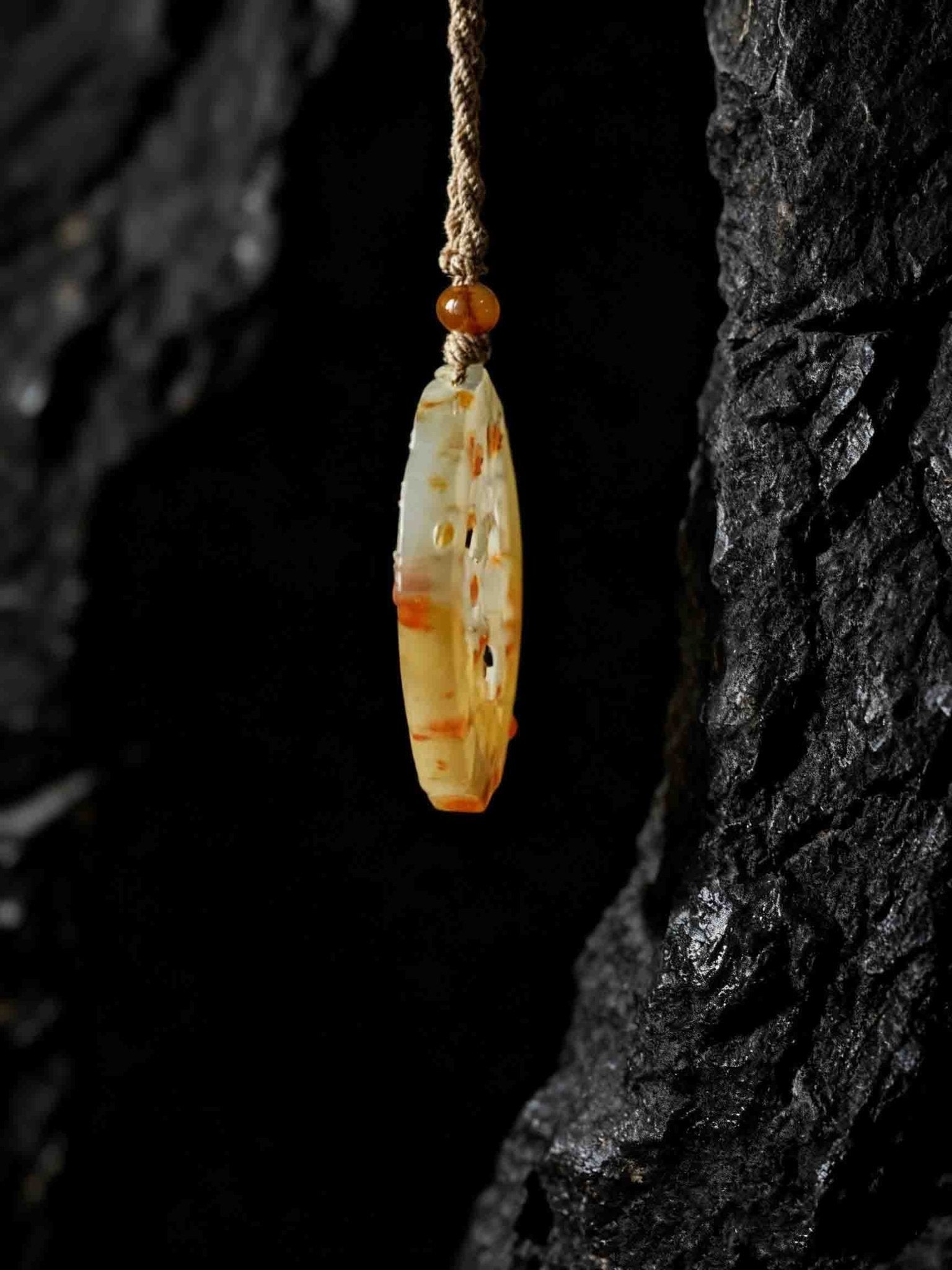 The Window of Roots— Dual - Sided Carved - WildFire Atelier