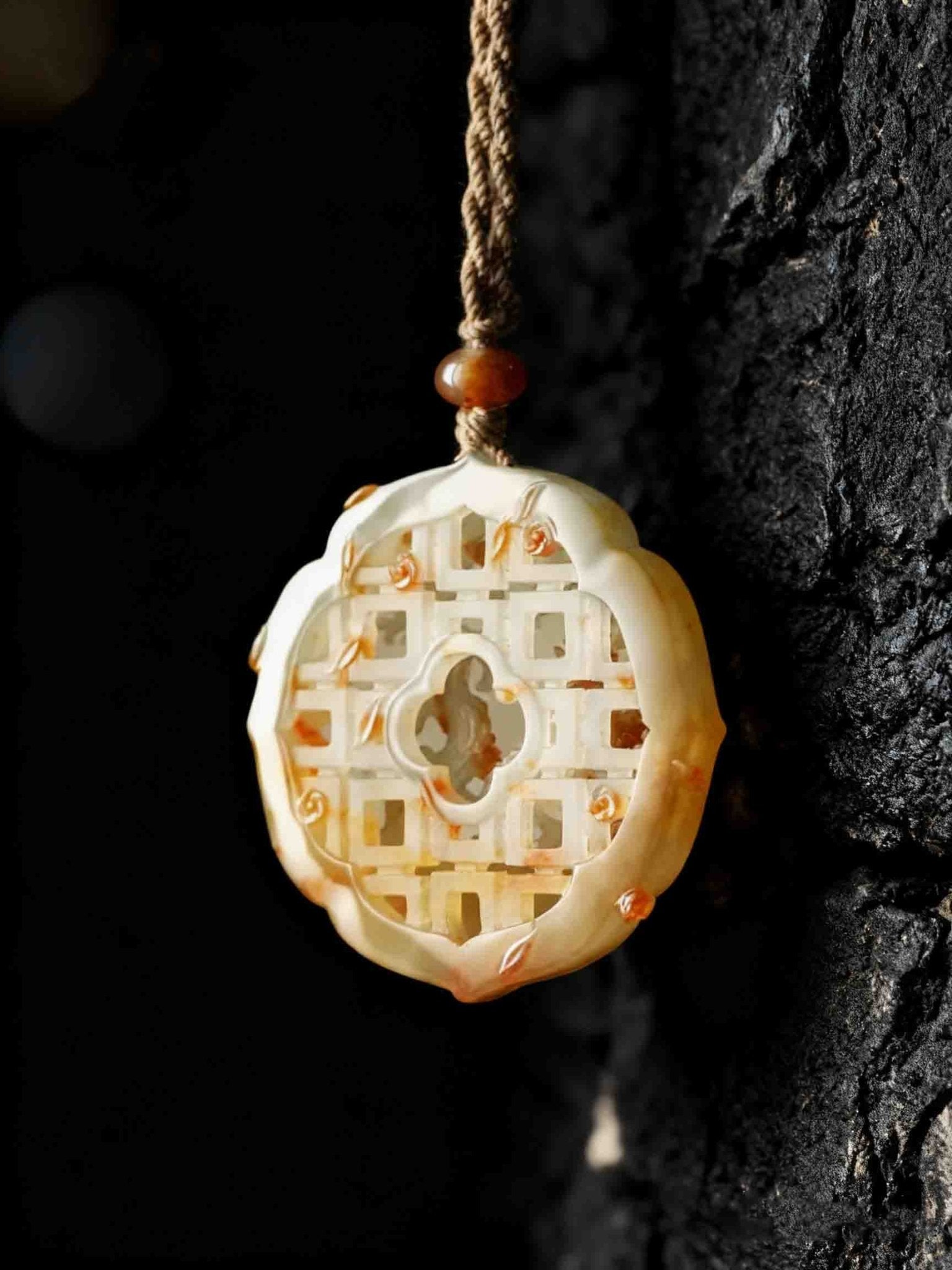 The Window of Roots— Dual - Sided Carved - WildFire Atelier